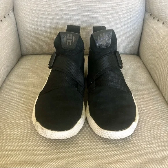 Adidas Harden Vol 2 LS Buckle Sneakers Black and White Size 8 - Picture 6 of 15